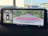 【360&deg;ビューモニター】専用のカメラにより、上から見下ろしたような視点で360度クルマの周囲を確認することができます☆死角部分も確認しやすく、狭い場所での切り返しや駐車もスムーズに行えます。