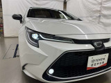 LEDヘッドライトです。デザイン性がよくとても明るいので、夜間の走行や悪天候でも安心です。しかも長寿命!