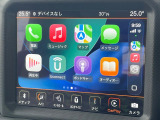 ●Apple Car Play:スマホとの有線接続で、ナビ・オーディオ再生などスマホのアプリ機能が画面でも使える便利機能です!