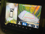 【全方位モニター用カメラ】専用のカメラにより、上から見下ろしたような視点で360度クルマの周囲を確認することができます☆死角部分も確認しやすく、狭い場所での切り返しや駐車もスムーズに行えます。