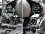 追随型クルーズコントロール(アダプティブクルーズコントロール)付きなので高速道路での巡行が非常に楽チンです☆オーディオ操作が簡単なステアリングスイッチ付き☆