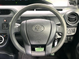 インテリアに合わせたデザインのステアリングは、運転される方のことも考え、運転しやすい形状、大きさです。是非一度、実際に触ってお確かめください。