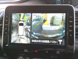 アラウンドビューモニター付き!車両を真上から見ているような映像で車庫入れも安心!!