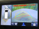 【パノラミックビューモニター】専用のカメラにより、上から見下ろしたような視点で360度クルマの周囲を確認することができます☆死角部分も確認しやすく、狭い場所での切り返しや駐車もスムーズに行えます。