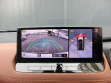 【アラウンドビューモニター】このように真上から見下ろしたような映像が映し出されるため駐車やバックが苦手な方でも安心して行うことが可能となります★