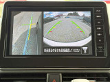 ナビのOPTボタンを二回押すことで運転席からの死角もカバーできます