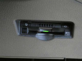 ETC車載器付きです。高速道路の料金所もスムーズに通過できます。