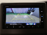 【バックカメラ】駐車時に後方がリアルタイム映像で確認できます。大型商業施設や立体駐車場での駐車時や、夜間のバック時に大活躍!運転スキルに関わらず、今や必須となった装備のひとつです!
