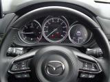 レーダークルーズコントロールを装備。アクセルやブレーキを操作しなくても、自動で先行車との車間距離を保ち追従走行できます。長距離や高速道路を運転する際に、ドライバーへの負担を軽減します。