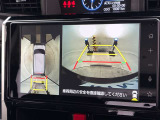 複数のカメラを駆使して車を上から見下ろした視点を合成!高精度で駐車をサポートするパノラミックビューモニター!