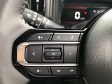 【ステアリングスイッチ】左です。ハンドルから手を離さず、運転に集中したまま手元でオーディオ操作等ができます。