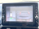 【アラウンドビューモニター】専用のカメラにより、上から見下ろしたような視点で360度クルマの周囲を確認することができます☆縦列駐車や幅寄せ時に活躍してくれます♪