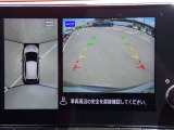 上からの視点で狭い駐車場への駐車などに役立つアラウンドビューモニターです♪