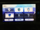 フルセグテレビ搭載。DVD・CD再生にも対応しています。