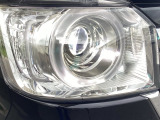 明るく消費電力も少ないLEDヘッドライト。雨天時にも明るく照らしてくれます。