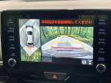 【パノラミックビューモニター】専用のカメラにより、上から見下ろしたような視点で360度クルマの周囲を確認することができます☆死角部分も確認しやすく、狭い場所での切り返しや駐車もスムーズに行えます。