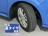 安心、新品夏タイヤ装着!(16インチアルミホイール) タイヤサイズ 185/60R16