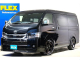 9型ハイエースワゴンGL 2WD 内装架装【necross】フルフラットシートアレンジ フローリング施工 FASPセカンドシート パノラミックビューモニター デジタルインナーミラー 電動ドア
