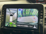 【アラウンドビューモニター】専用のカメラにより、上から見下ろしたような視点で360度クルマの周囲を確認することができます☆死角部分も確認しやすく、狭い場所での切り返しや駐車もスムーズに行えます。