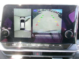 アラウンドビュ-モニタ-装備。上から見下ろしているような映像が表示されるので、車庫入れ時も安心です!