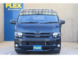 【H30年式/ハイエースワイドバン/ガソリン2.7L4WD/両側小窓付き】フローリング&times;ベッドキッド
