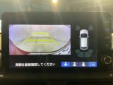 リアカメラ付で、後方をナビ画面で確認。車庫入れも安心です。もちろん、バックギアと連動しています。
