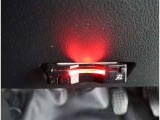 ETC車載器付きです。高速道路の料金所もスムーズに通過できます。