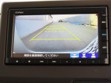 リアワイドカメラシステム!従来の視野に加えて、後方側方を約180&deg;まで見えるワイドビューと、後方を真上から見たような視野で駐車時などに便利なトップダウンビューの3つの視野があります!