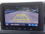 バックモニター付きで、車庫入れやバック時の後方確認をサポート。