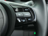 ◆アダプティブクルーズコントロール◆予め設定した車速内でクルマが自動的に加減速。前走車との適切な車間距離を維持しながら追従走行します。【LKAS】車線維持支援システムでステアリング操作を支援。