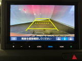 リアカメラ付で、後方をナビ画面で確認。車庫入れも安心です。もちろん、バックギアと連動しています。