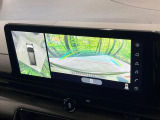 【アラウンドビューモニター】専用のカメラにより、上から見下ろしたような視点で360度クルマの周囲を確認することができます☆死角部分も確認しやすく、狭い場所での切り返しや駐車もスムーズに行えます。