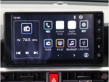 大きな画面で使いやすく、カープレイにも対応。お使いのスマートフォンと接続することでナビゲーションとしてしようすることも可能!テレビの視聴やBluetooth接続による音楽鑑賞などの機能も充実しています