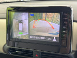 【アラウンドビューモニター】専用のカメラにより、上から見下ろしたような視点で360度クルマの周囲を確認することができます☆死角部分も確認しやすく、狭い場所での切り返しや駐車もスムーズに行えます。