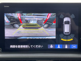 車庫入れ時に安心のバックカメラがついています。