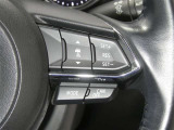 【レーダークルーズコントロール】(全車速追従機能付)付きです。車速に応じて追従支援してくれるので、ロングドライブも快適です。詳細は販売店スタッフまでおたずねください。