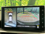 【パノラマモニター】専用のカメラにより、上から見下ろしたような視点で360度クルマの周囲を確認することができます☆死角部分も確認しやすく、狭い場所での切り返しや駐車もスムーズに行えます。