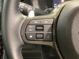 ステアリングにオーディオ操作スイッチが付いています。オーディオ画面に直接タッチしなくても操作が出来ますので、運転に集中できます。