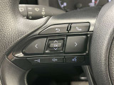 ステアリングスイッチ装備!運転しながら手元でオーディオの操作などができます。