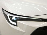LEDヘッドランプ。消費電力も少なく寿命も長いのがLEDの特徴。HIDのような点灯のタイムラグもなくパッと明るくなるのも特徴です。