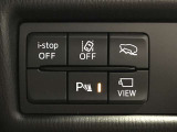 運転席回りのスイッチで安全装備のON/OFFも簡単に!
