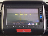 便利な3ビュー切り替え、ガイド線表示付きのバックカメラです。後退時、後方の視界をサポートします