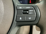 クルーズコントロールを装備しています。高速道路などで一定の速度で走ってくれるので運転が楽ですよ!速度を設定できますので、スピードの出しすぎにも注意できます。