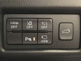 運転席回りのスイッチで安全装備のON/OFFも簡単に!
