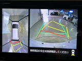 パノラミックビューモニター付きです。車両を上から見たような映像をディスプレイオーディオ画面に表示。運転席からの目視だけでは見にくい、車両周辺の状況をリアルタイムでしっかり確認できます。