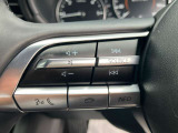 オーディオの音量やチャンネル操作ができるスイッチが、ハンドルに付いています。運転中でも、操作が行えて非常に安全・便利です!