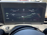 スピードメーターに地図を映し出すことが可能です。