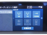 オーディオモードメニュー、AM・FMラジオ CD・DVD再生可能!