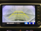 リアカメラ付で、後方をナビ画面で確認。車庫入れも安心です。もちろん、バックギアと連動しています。