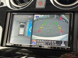 【アラウンドビューモニター】上空から見下ろしているかのような映像で駐車をサポート。安心です。